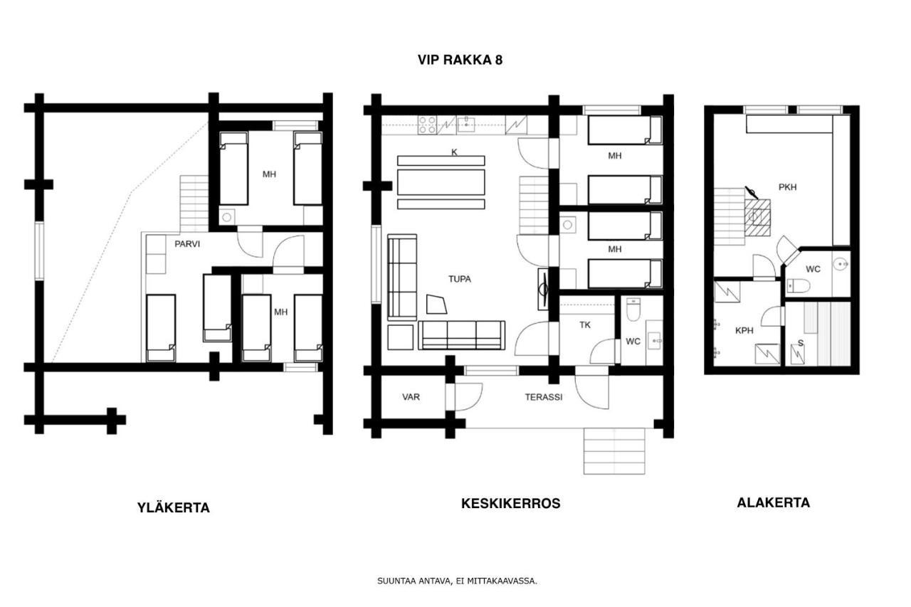 Vip Rakka Villas 7 & 8 Levi Exterior foto